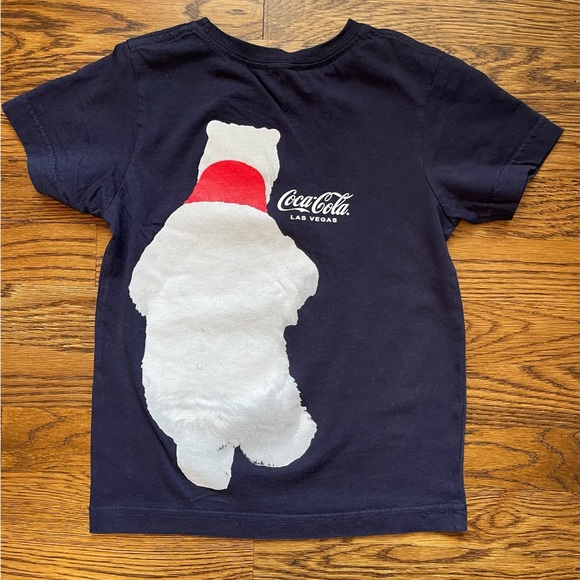 Coca-Cola Kids Navy Polar Bear Short Sleeve T-Shirt (4-5) - Picture 7 of 12